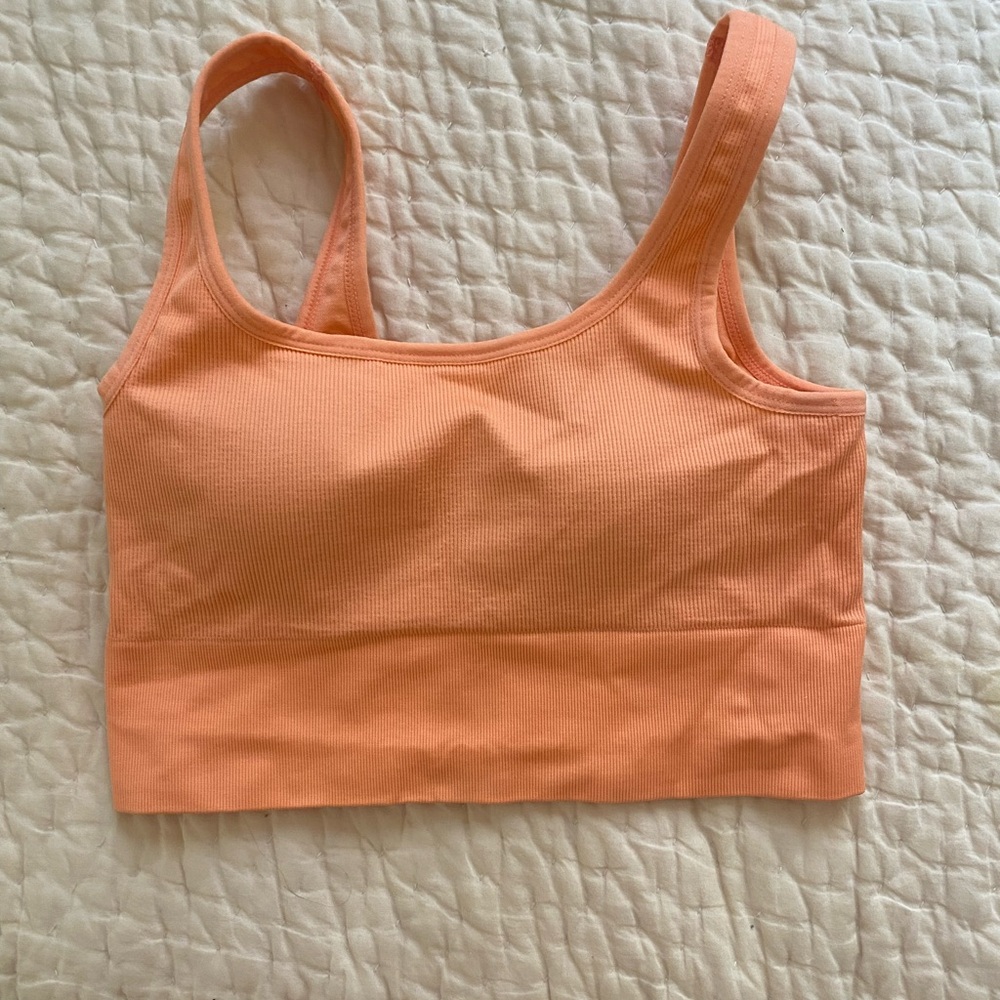J. Crew Orange Tank Top/ sports bra